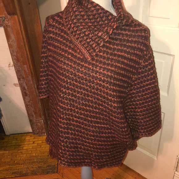 Anthropologie Sweater, poncho style. M/L - Picture 3 of 4
